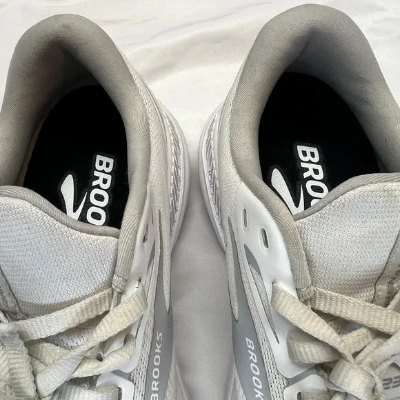 Brooks Adrenaline GTS 23 Women's Size 12 B (Medium)‎ Running Shoes White Gray - Picture 15 of 16
